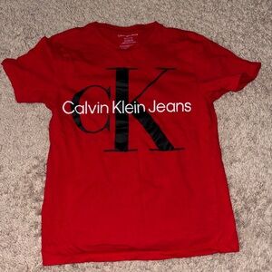 Calvin Klein Red Graphic Tee